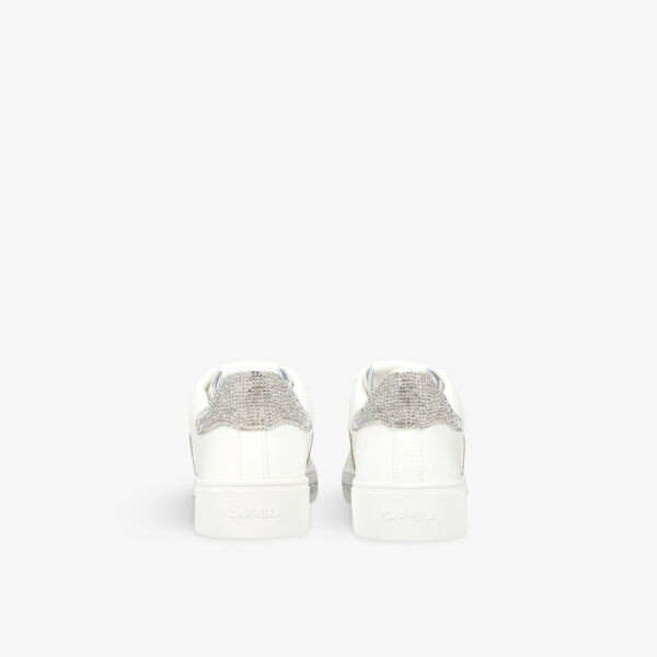 Кожаные низкие кеды daze jewel Carvela, белый — фото 4
