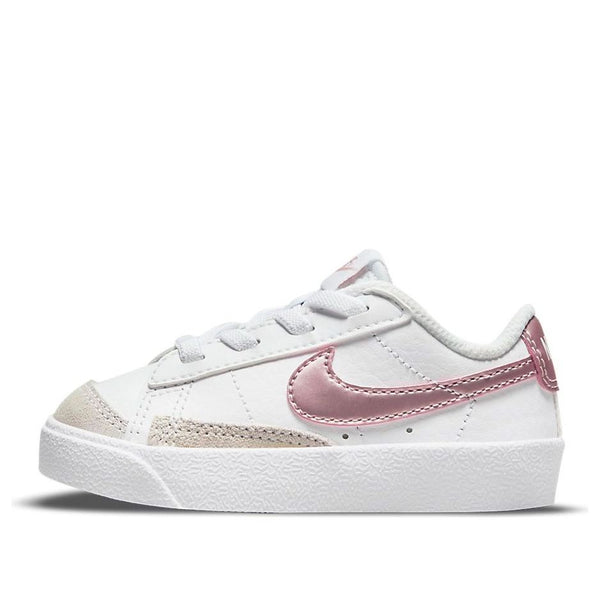 

Кроссовки blazer low '77 'white pink glaze' Nike, белый
