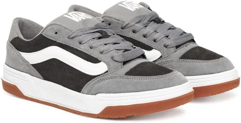 Классические кроссовки Vans в стиле скейтборд с резиновой подошвой, черно-серые — фото 2