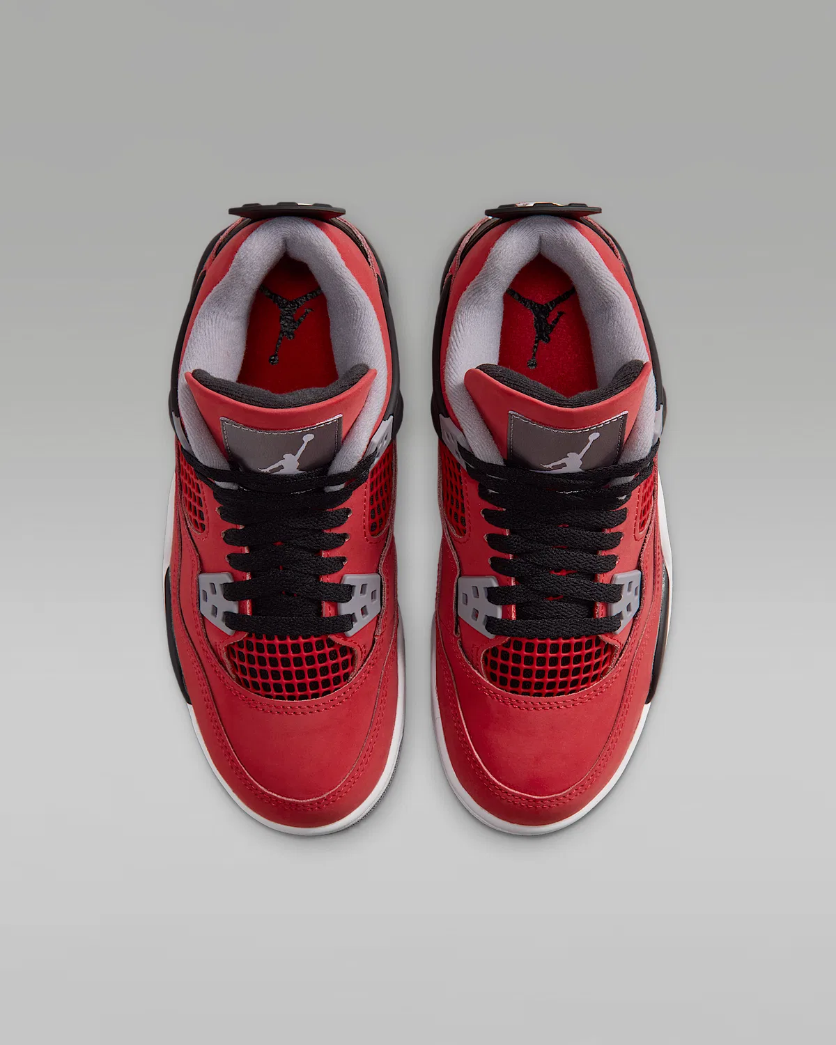 Кроссовки Air Jordan 4 "Toro" для старших детей, Fire Red/Black/Cement Grey/White — фото 4
