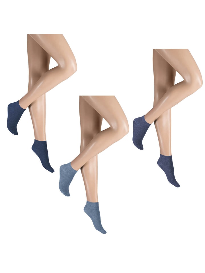 

Hudson Набор из 3 пар носков Simply³ для кроссовок, синий цвет