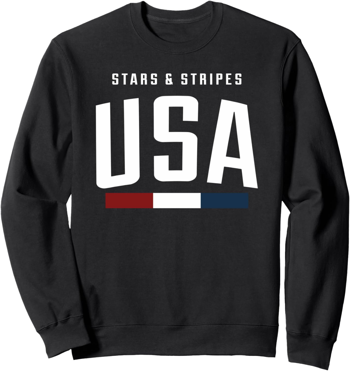 

Модная толстовка с американским флагом и американским флагом Trendy Apparel, черный