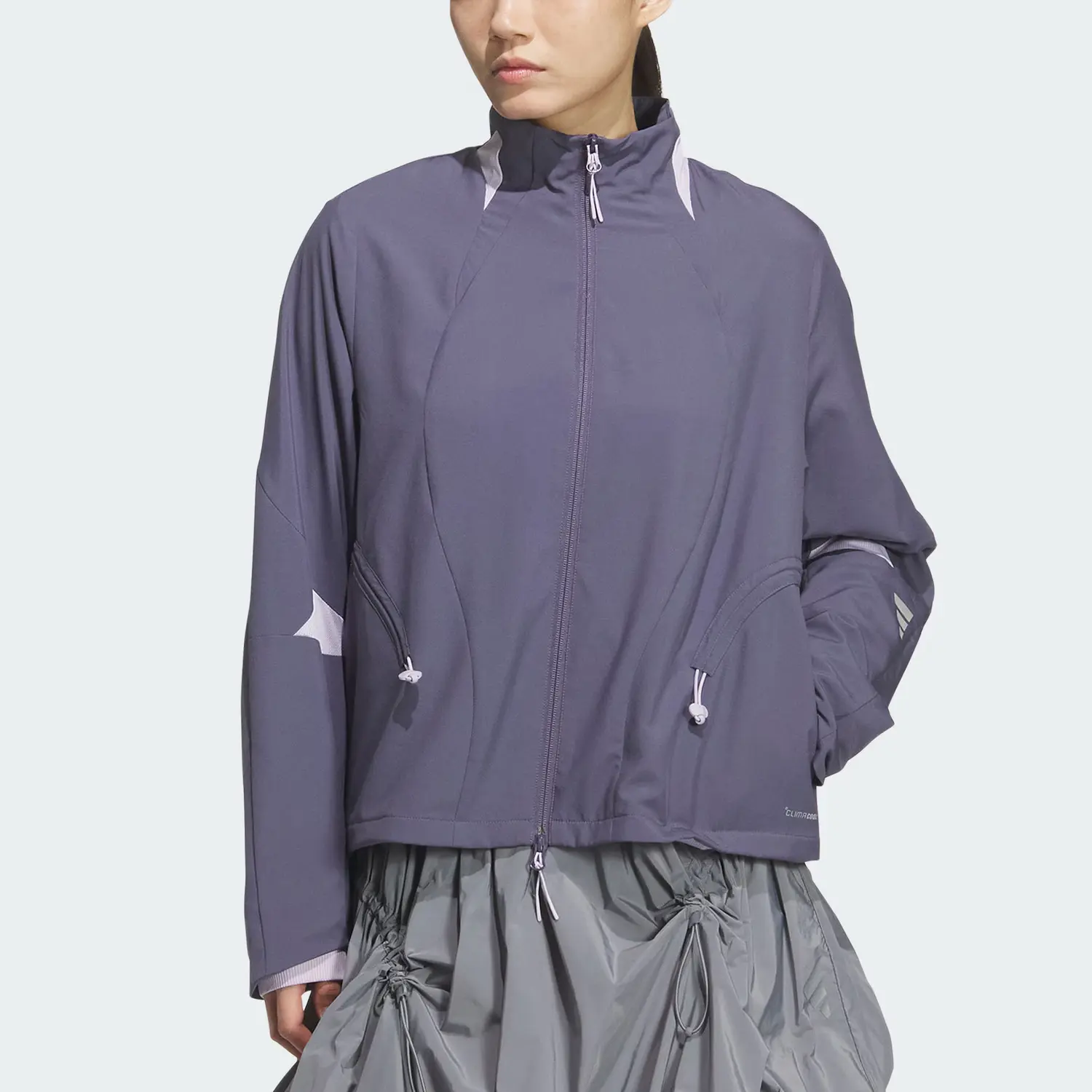 Adidas ФУТЮР СТАЙЛ Тканая куртка, Soft Violet/Light Purple — фото 3