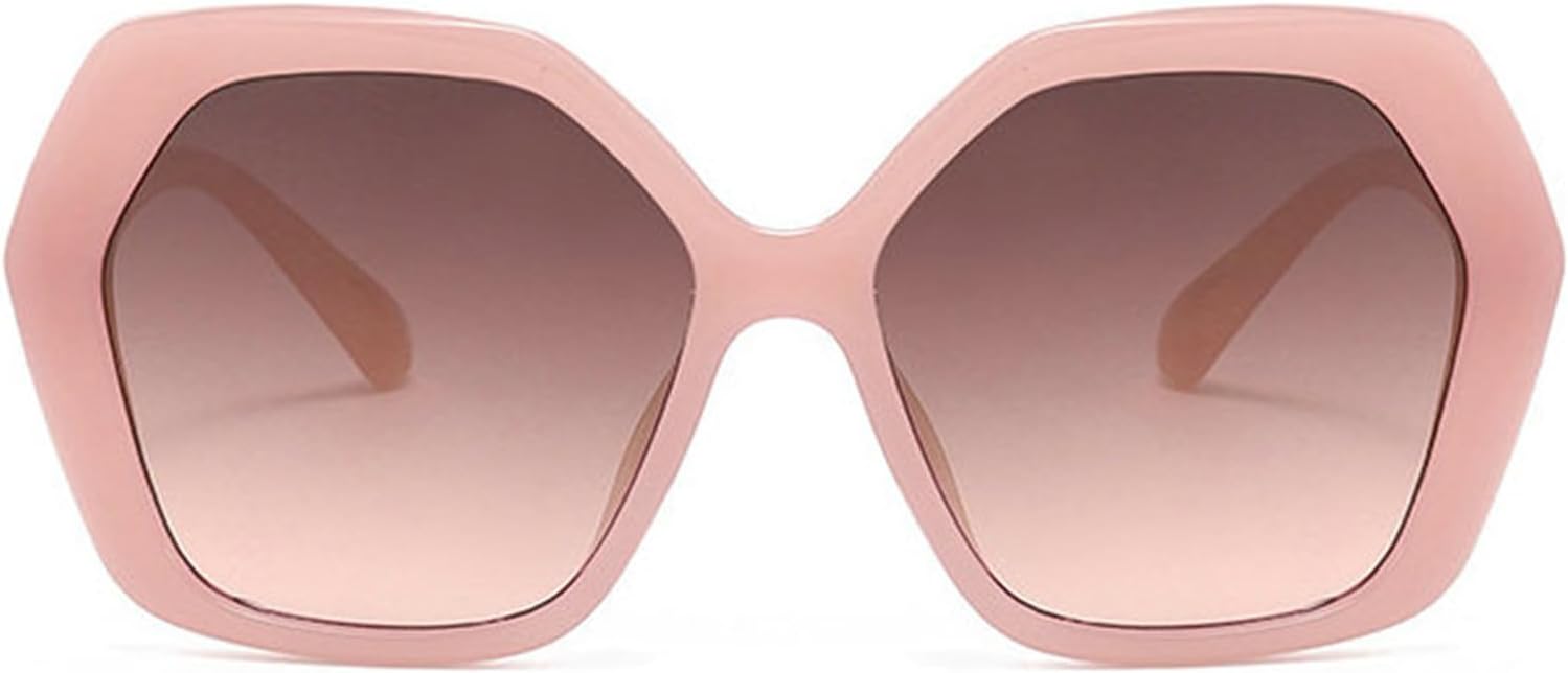 

Солнцезащитные очки Willochra Retro Oversized Hexagon для женщин, модные винтажные солнцезащитные очки в стиле 70-х, многоугольные очки неправильной формы для женщин F28, C2