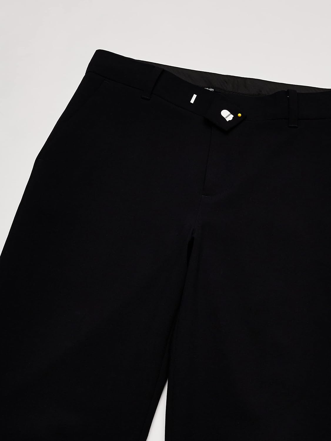 Брюки Calvin Klein Boys Bi-Stretch с плоским передом, прямого кроя, шлевками для ремня и передними карманами, Navy — фото 3