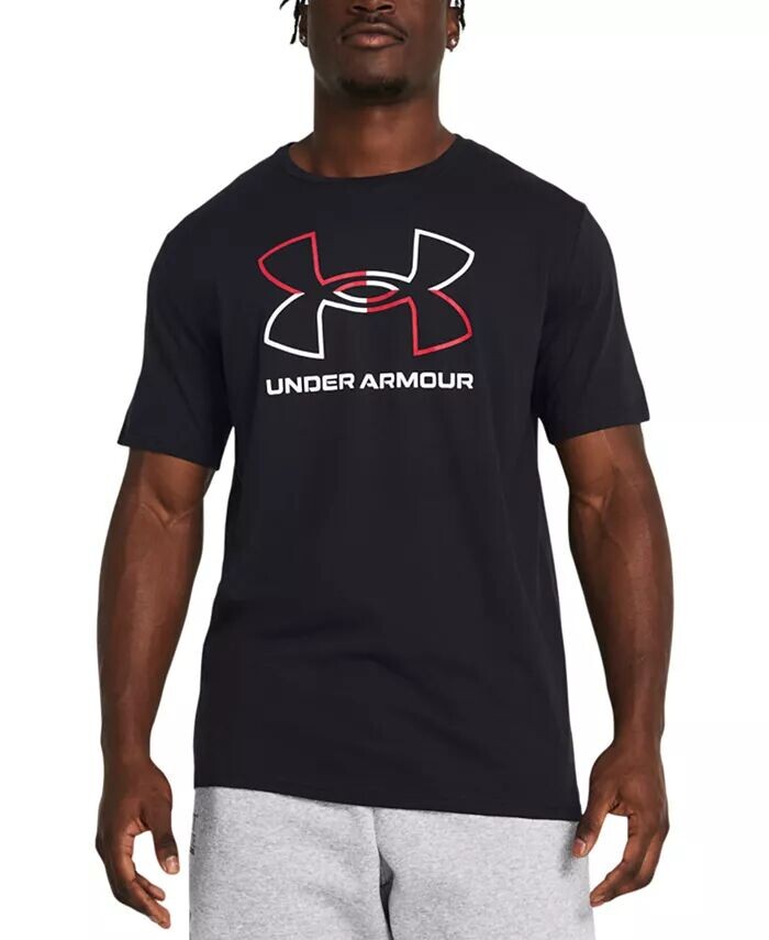 

Мужская футболка с графическим логотипом GL Foundation Under Armour, черный