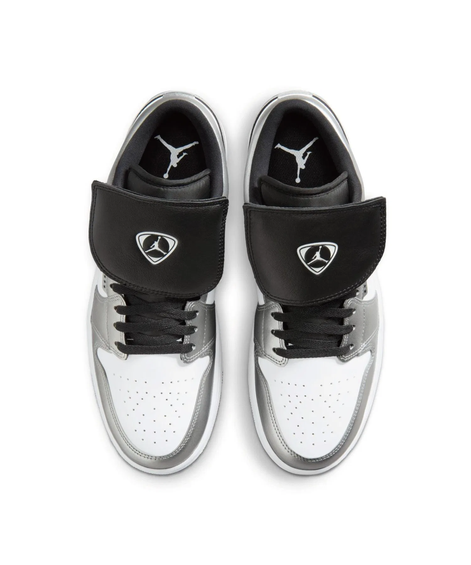 Мужские кроссовки AIR JORDAN 1 LOW SE из натуральной кожи Jordan Brand белые — фото 4