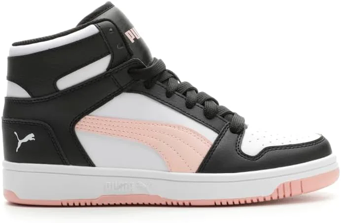 

Кроссовки Puma Unisex-Child Rebound Layup Mid, черный/розовый
