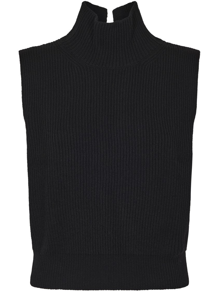 

Безрукавный водолазный свитер Dondup, черный