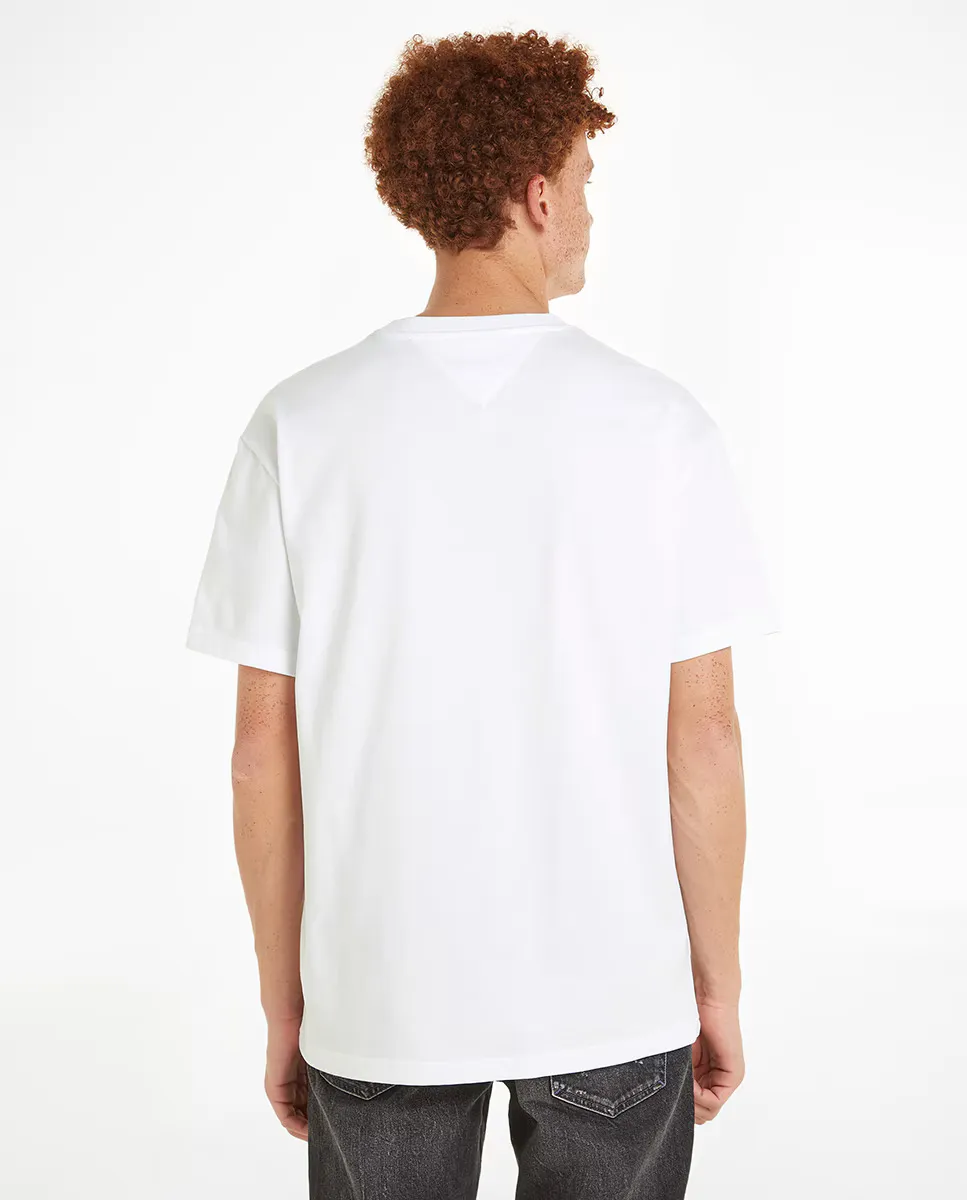 

Футболка мужская с коротким рукавом Regular Fit Tommy Jeans, белый