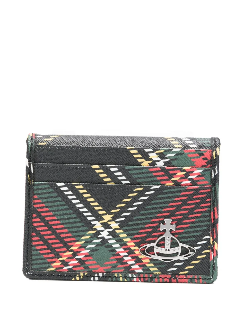 

Визитница в клетку тартан Vivienne Westwood, зеленый
