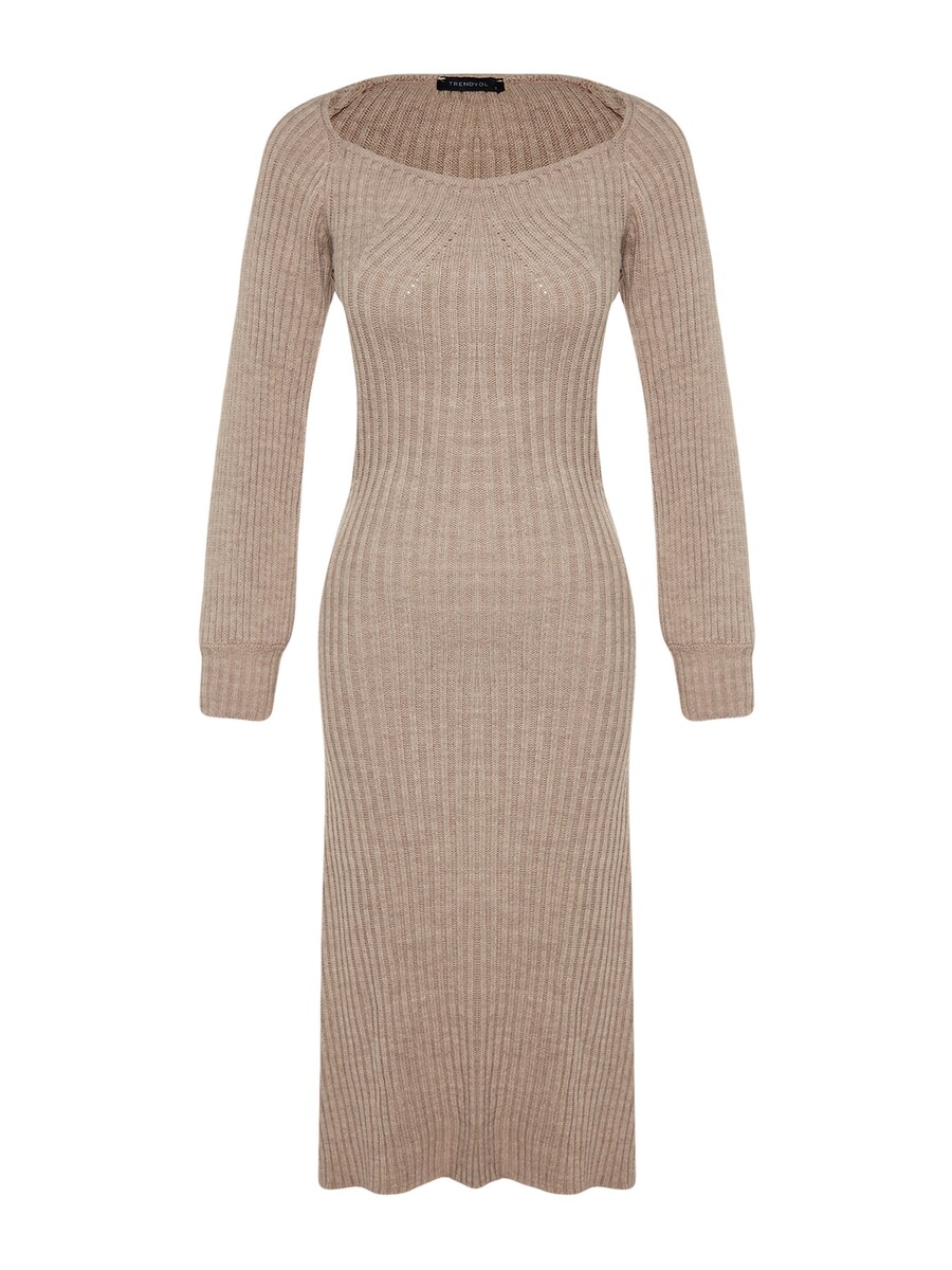 

Вязаное платье Trendyol, Light brown
