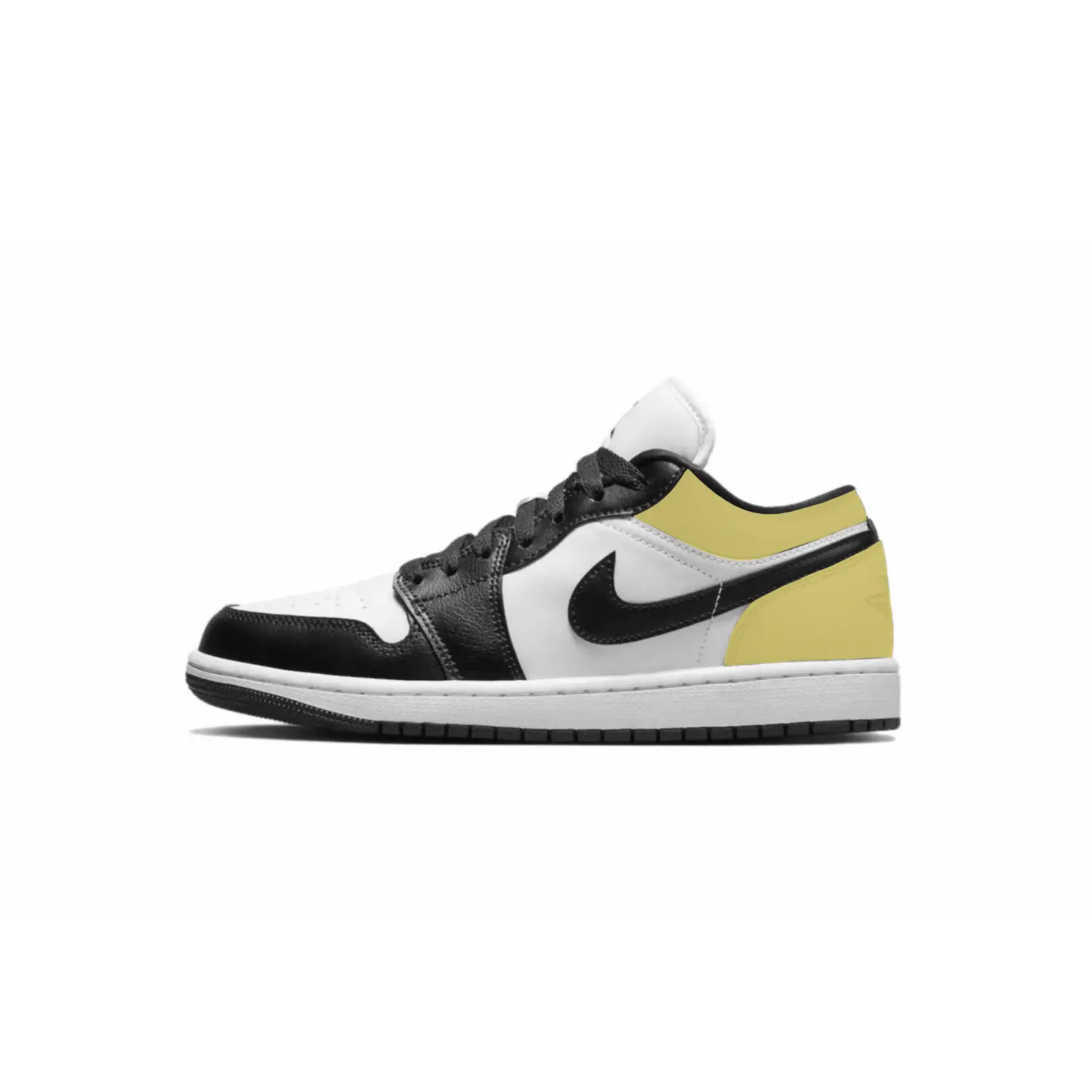 Jordan Баскетбольные кроссовки Air 1 Cushioning Slip с низким верхом, винтажные, желтые, женские