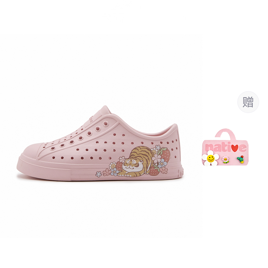 

Водонепроницаемые и дышащие сандалии для детей I Am Not A Fat Tiger x Bloom Native Shoes, белый