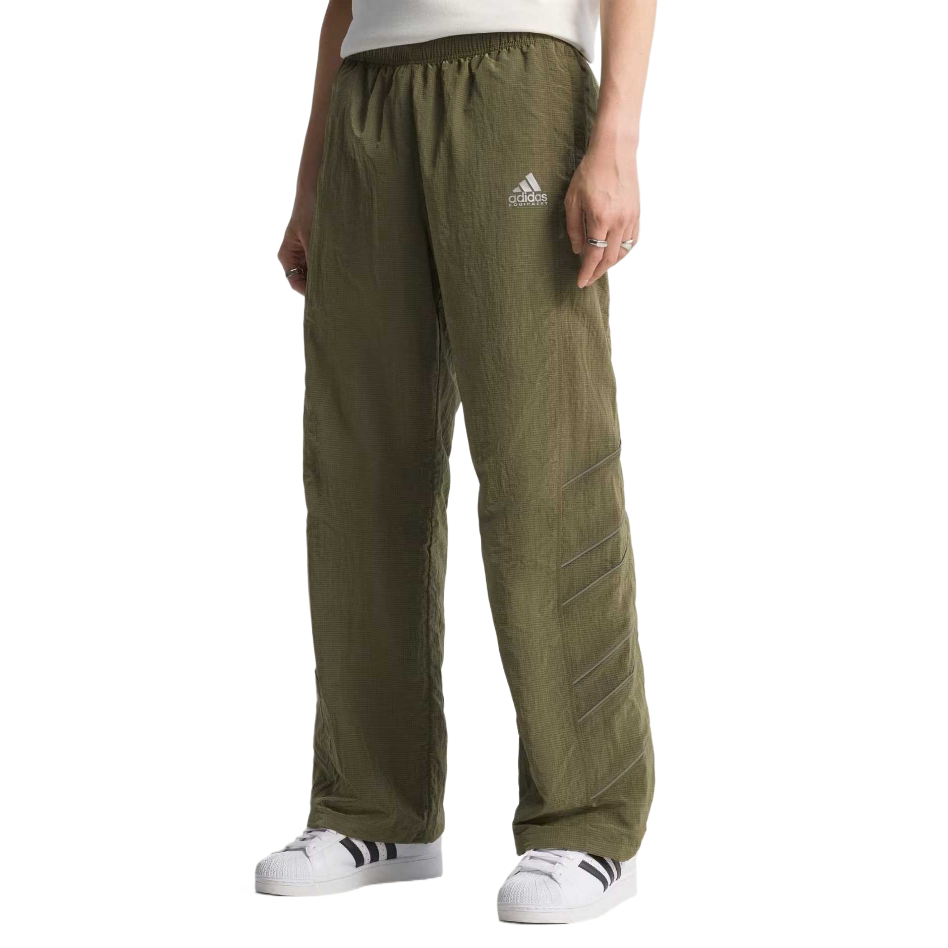 Adidas Брюки EQT Casual мужские оливковый зеленый — фото 2