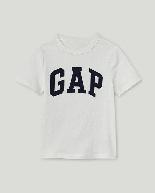 

Футболка для мальчика с центральным логотипом Gap, белый