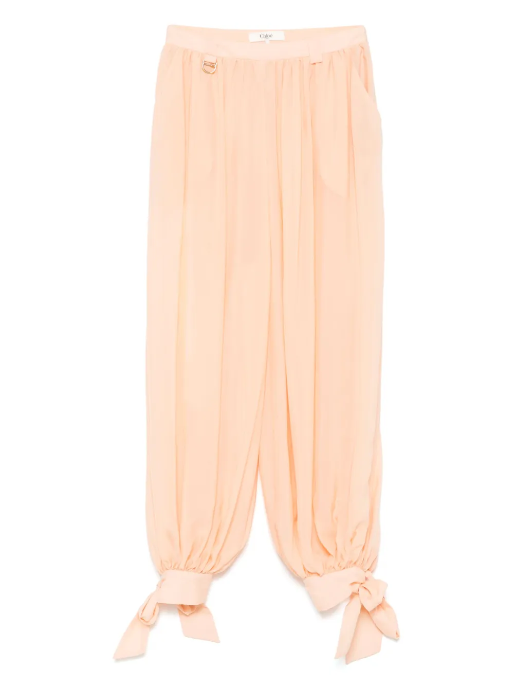 

Шелковые брюки CHLOÉ, розовый