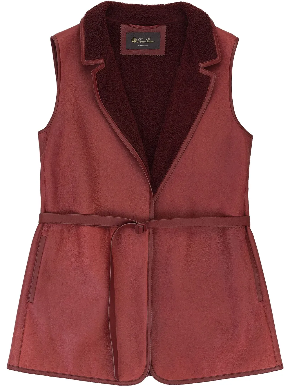 

Жилет Sherman Hartfield Loro Piana, красный