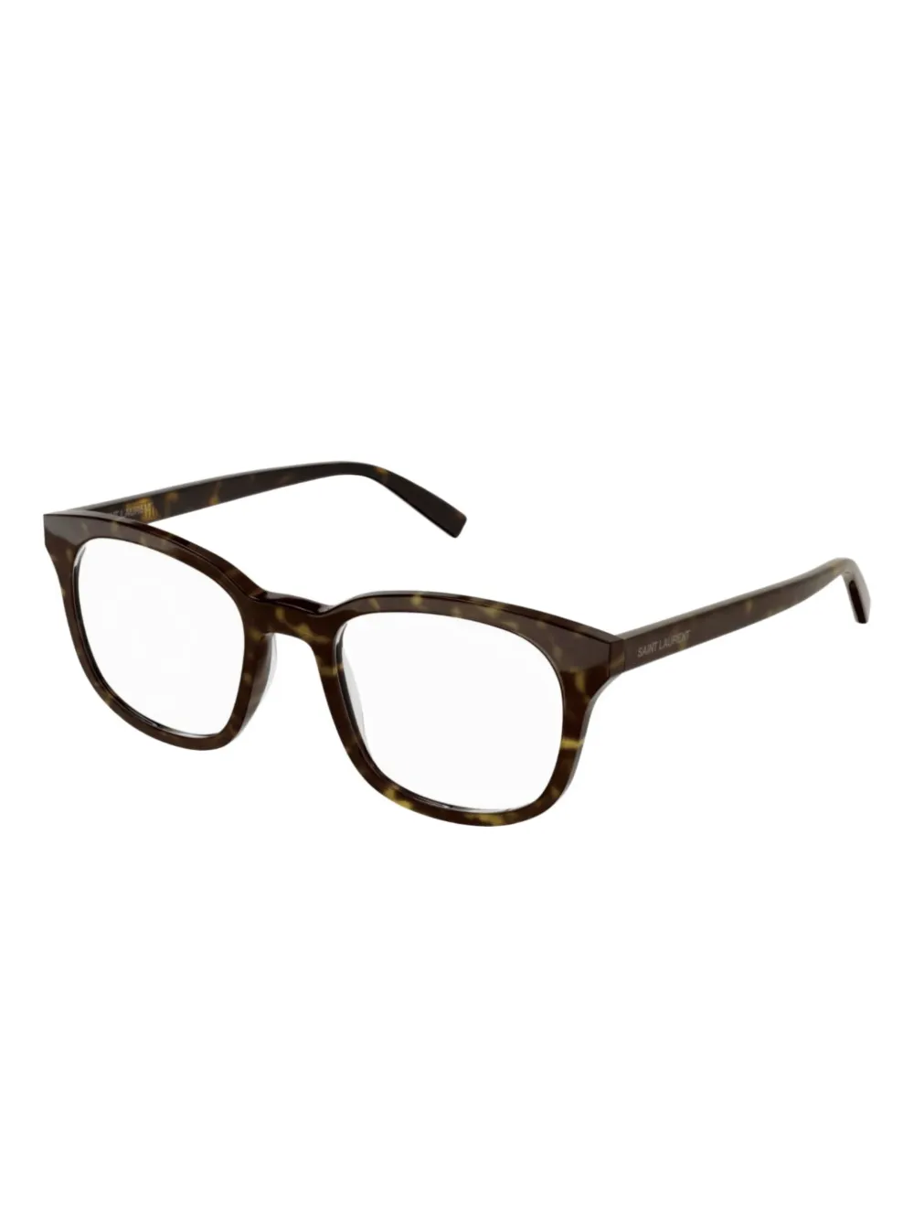 

Очки в квадратной оправе Saint Laurent Eyewear, коричневый