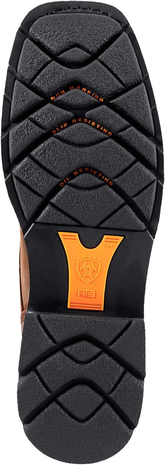 Мужские ботинки ARIAT Cascade 8 с широким квадратным носком, коричневый — фото 3