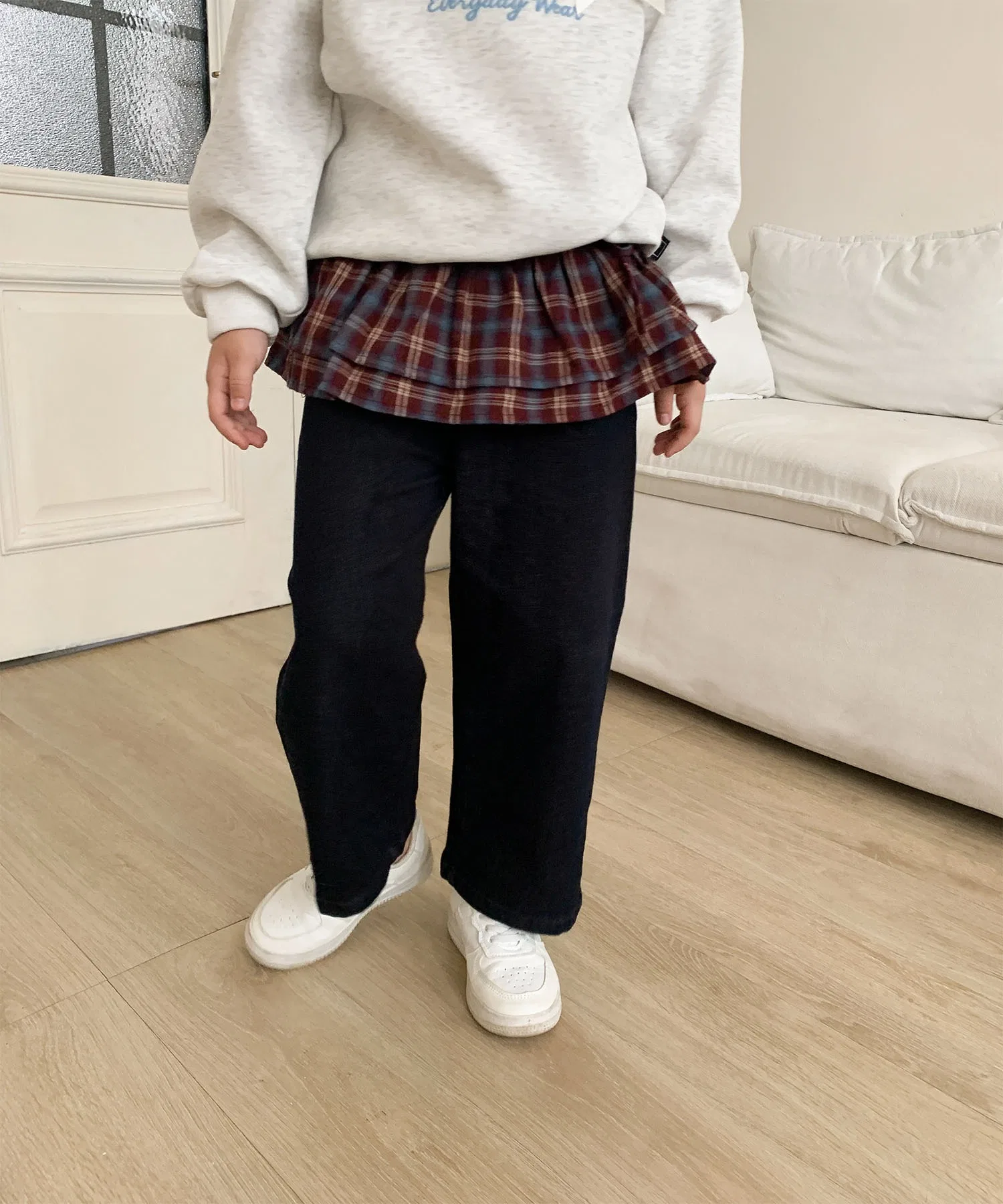 【aimoha-KIDS-】Детские многослойные джинсовые брюки — фото 4