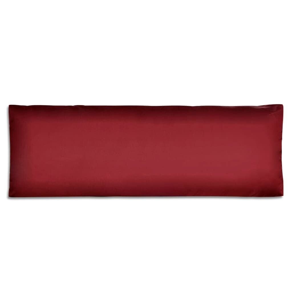 

VidaXL Мягкая подушка для спины Винно-красный 120 x 40 x 10 см