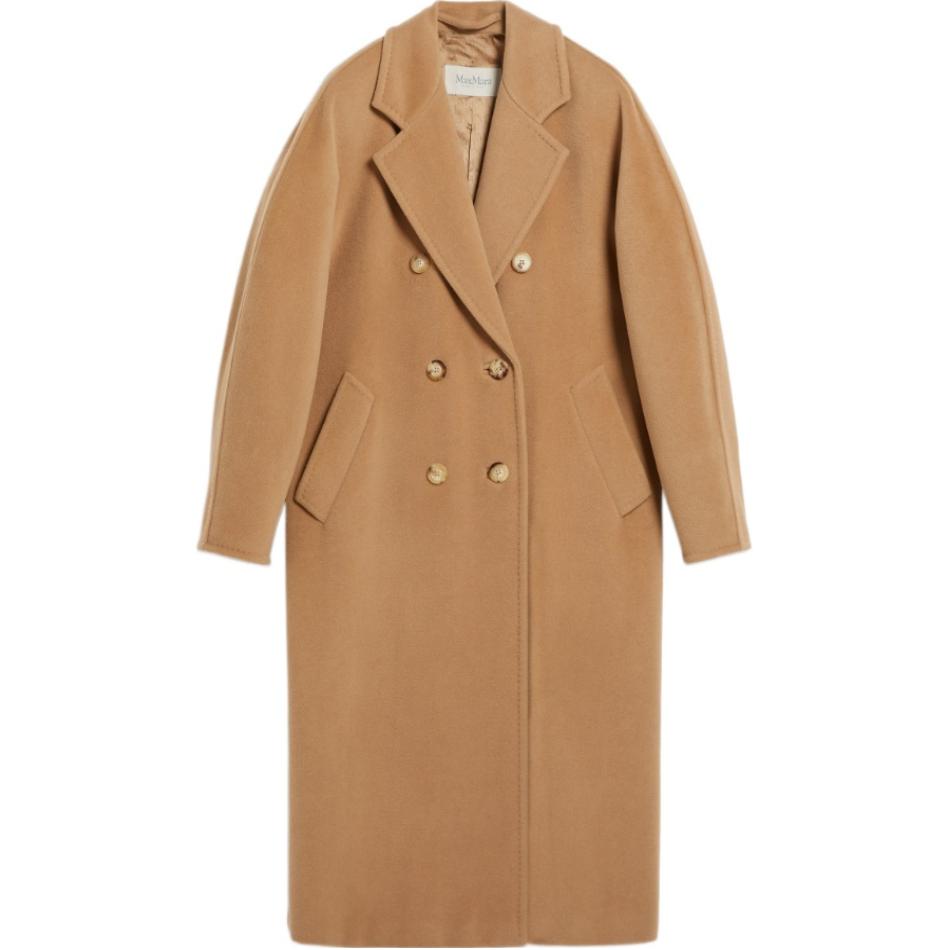 

Max Mara 101801 Двубортное пальто из шерсти MaxMara, верблюжий