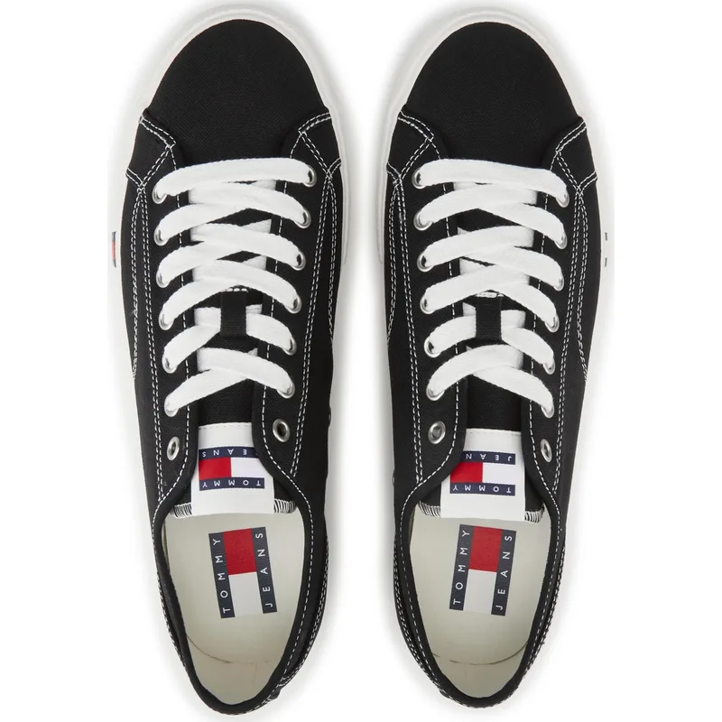 Кроссовки Low Top Canvas Men's Tommy Hilfiger, черный bds — фото 4