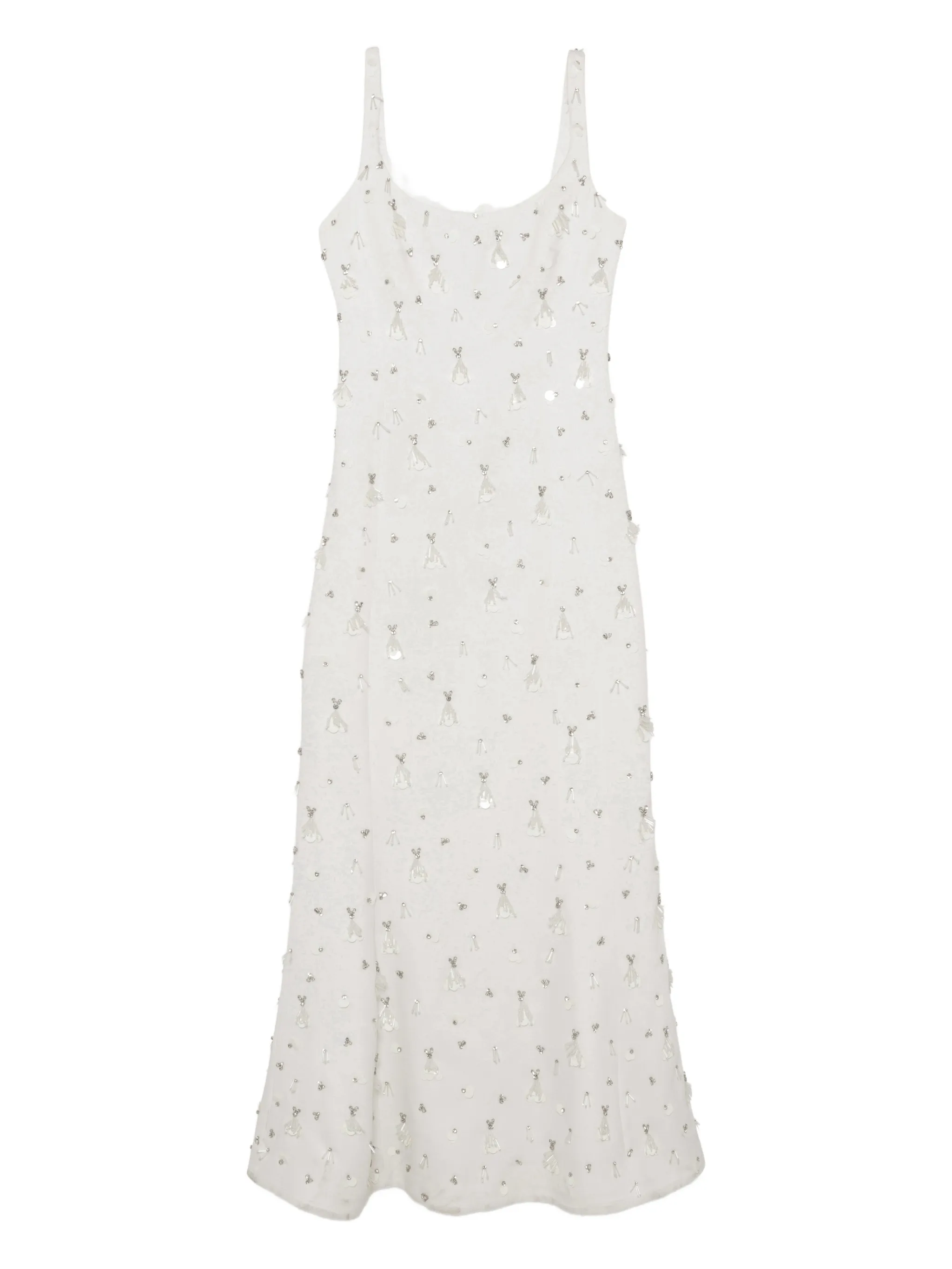 

Платье с эмблемой Briella Simkhai, белый