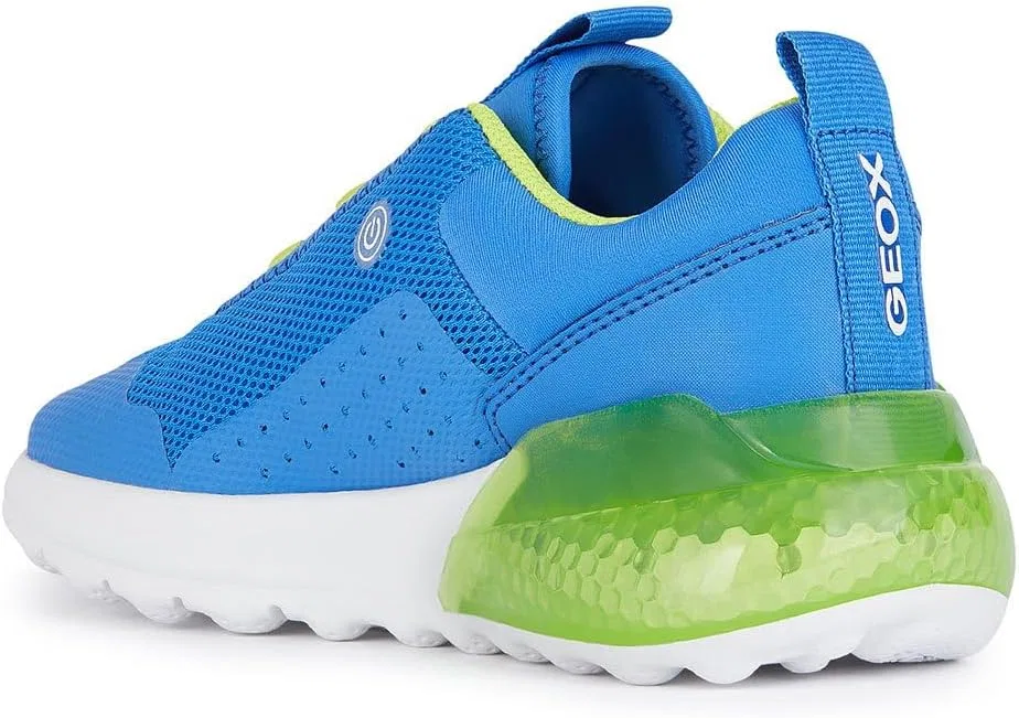 Кроссовки Geox Boys' J Activart Illuminus, Blue — фото 4