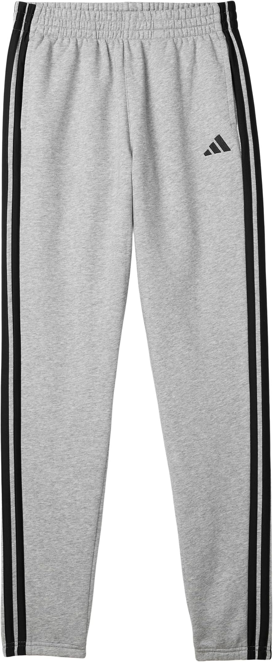 

Брюки adidas Kids Essential 3-Stripes Fleece Heather Jogger, цвет Medium Grey Heather