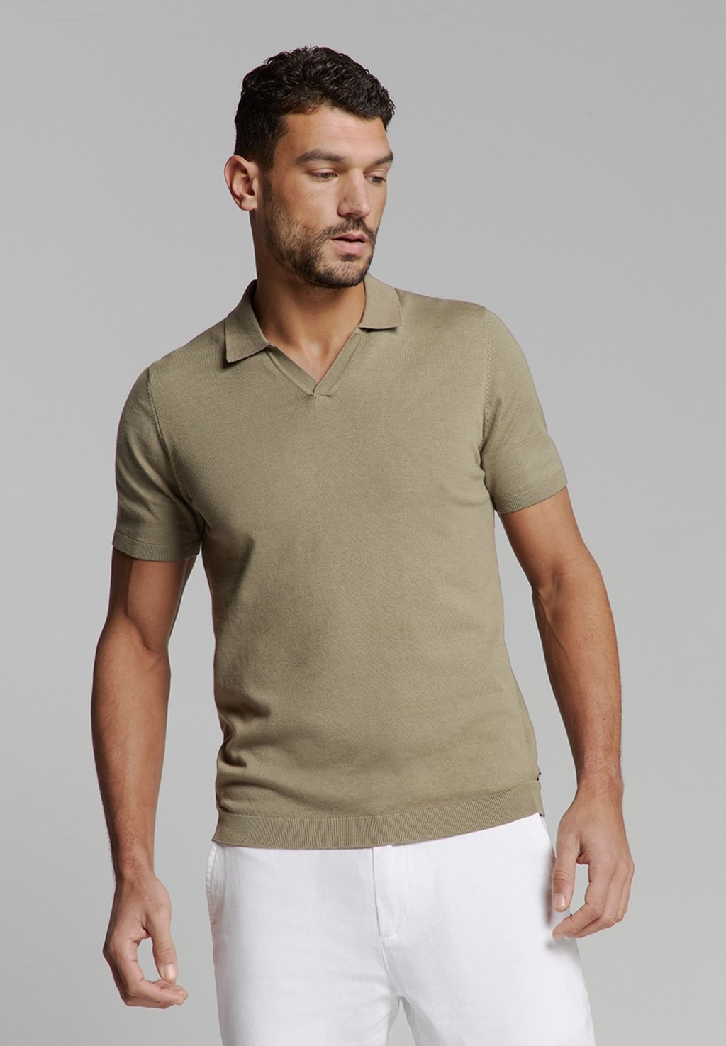 

Рубашка поло SHORT SLEEVE NO EXCESS, хаки