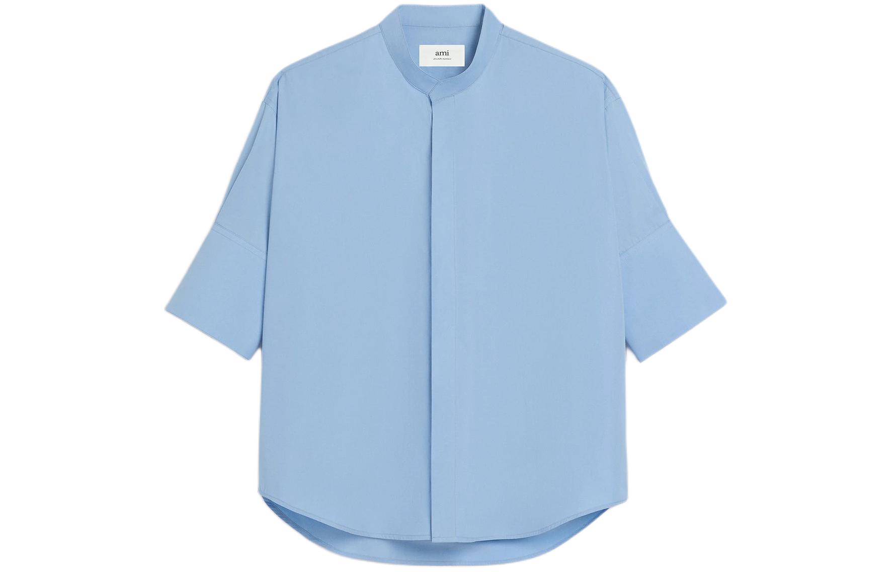 

AMIPARIS Рубашка SS24 унисекс синяя