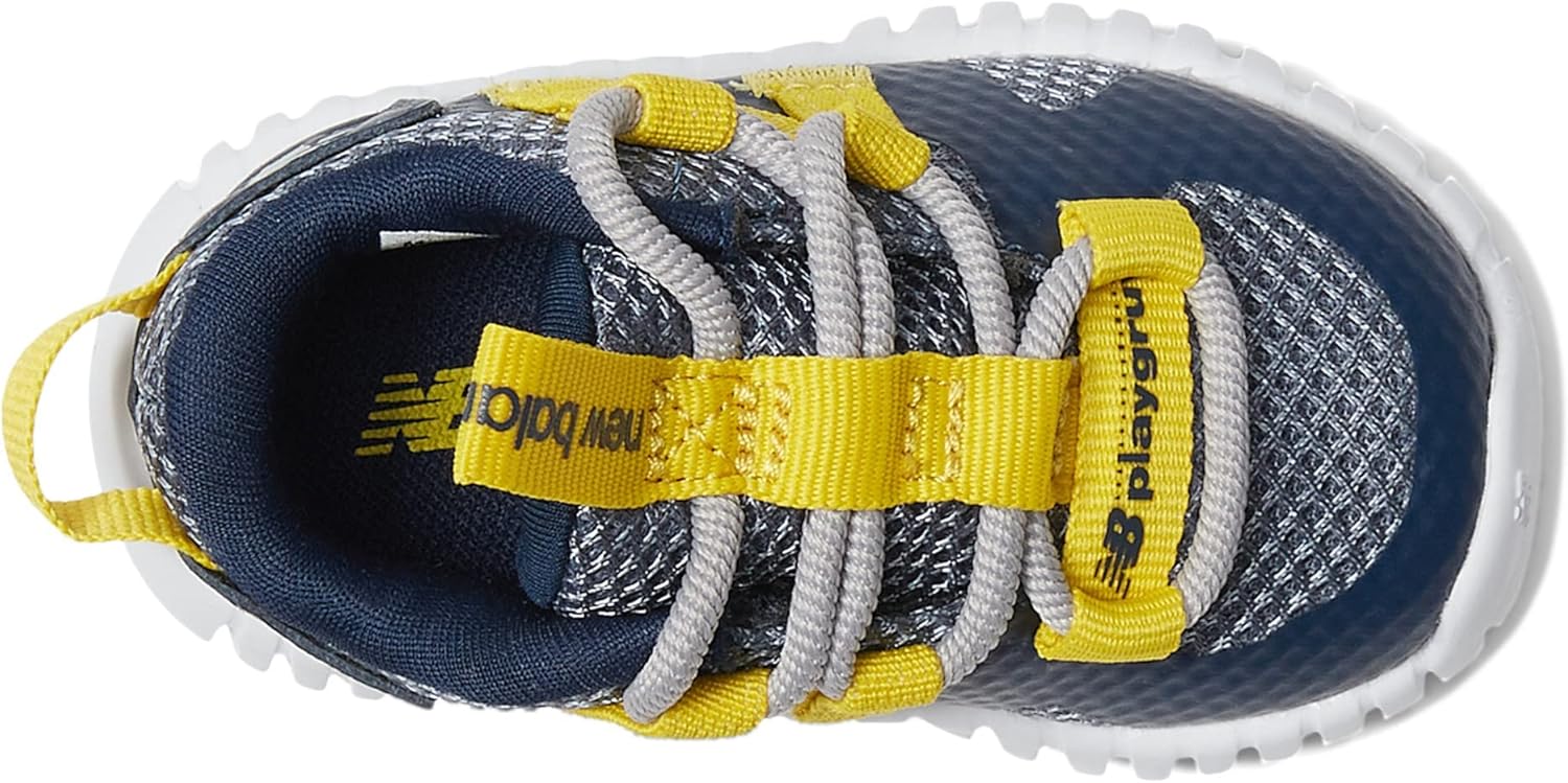 Кроссовки New Balance Kid's Playgruv V1 с эластичной шнуровкой, синий — фото 3