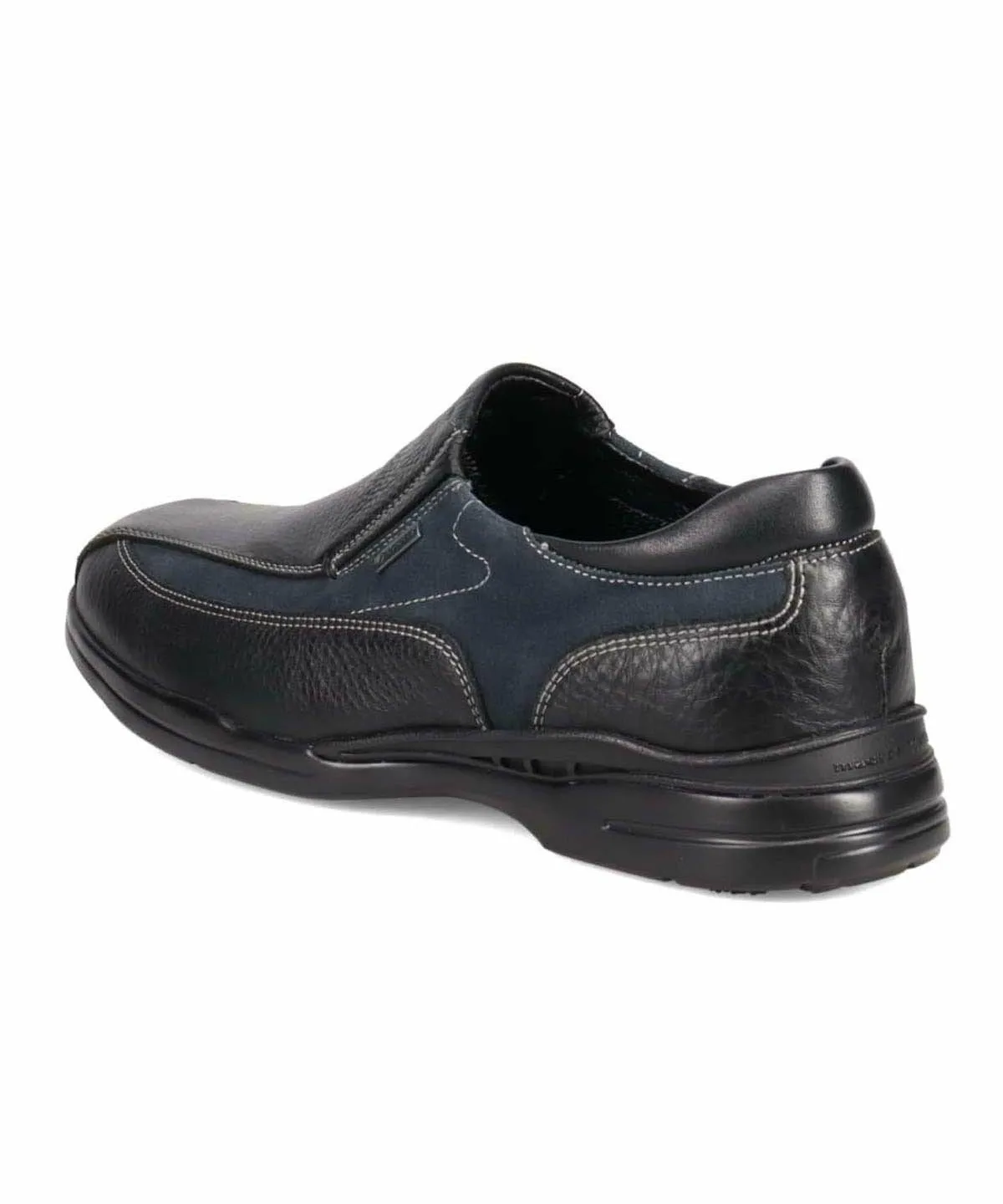 Слипоны для повседневной носки в городе Madras Walk, Black/Navy — фото 3