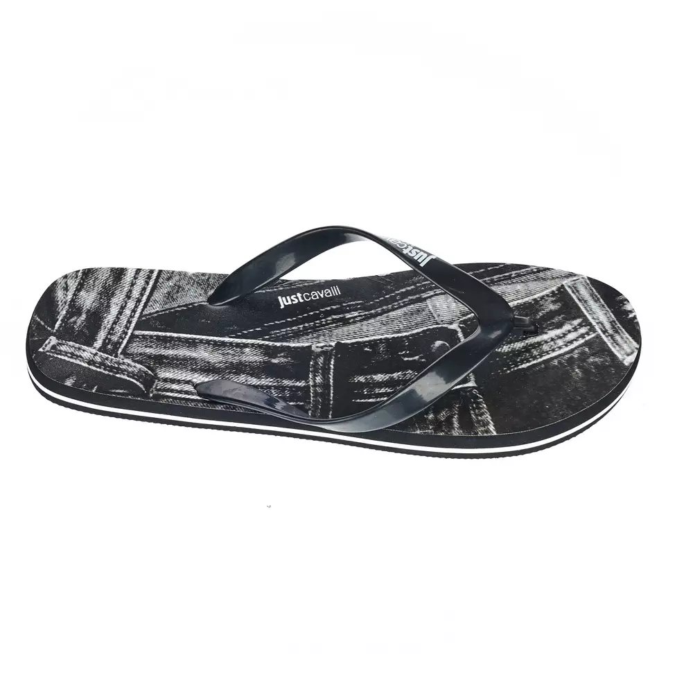

Черные мужские сандалии EVA Just Cavalli