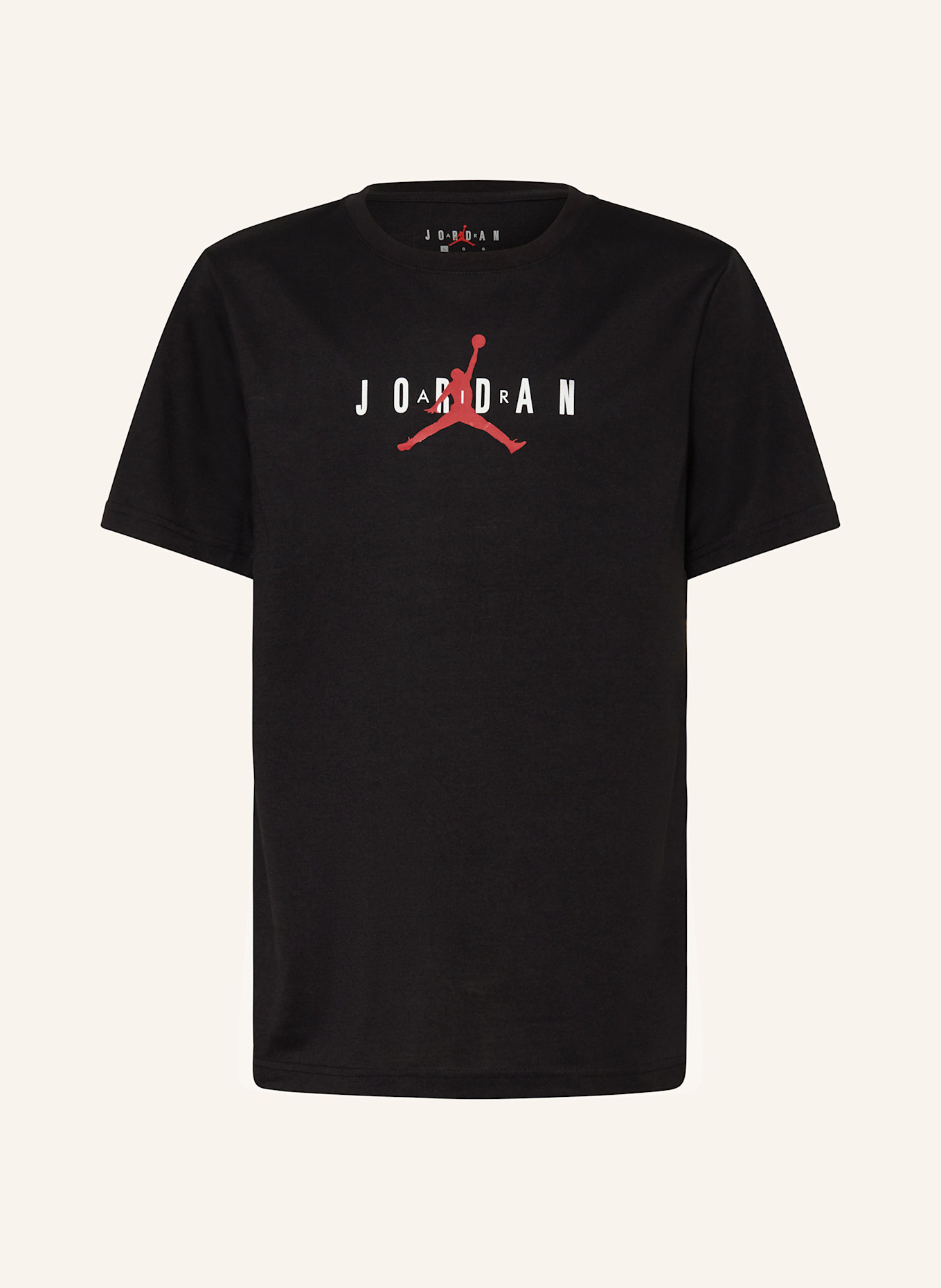 

Футболка с надписью «Джампмен» Jordan, черный