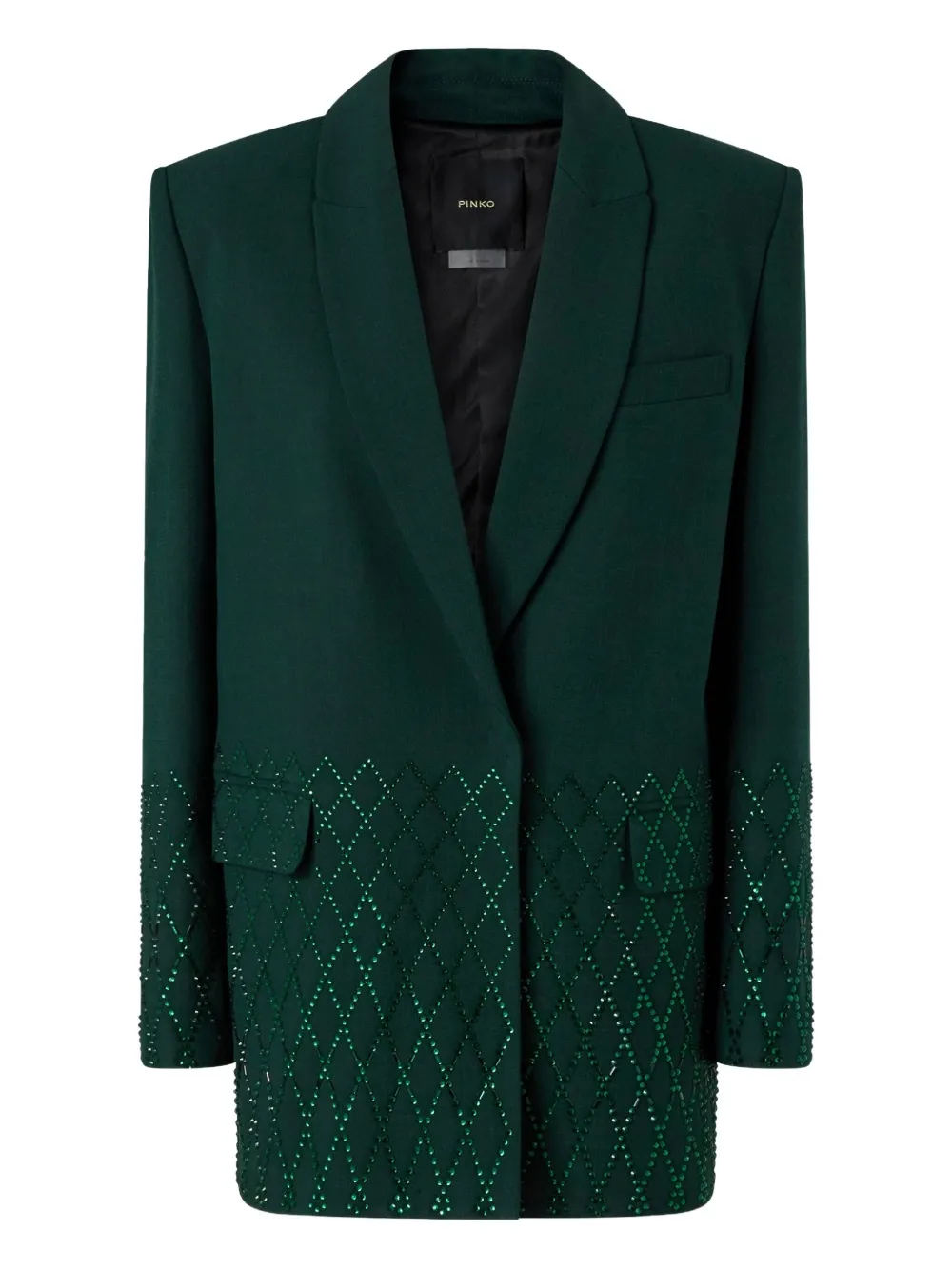 

Блейзер с кристаллами PINKO, зеленый