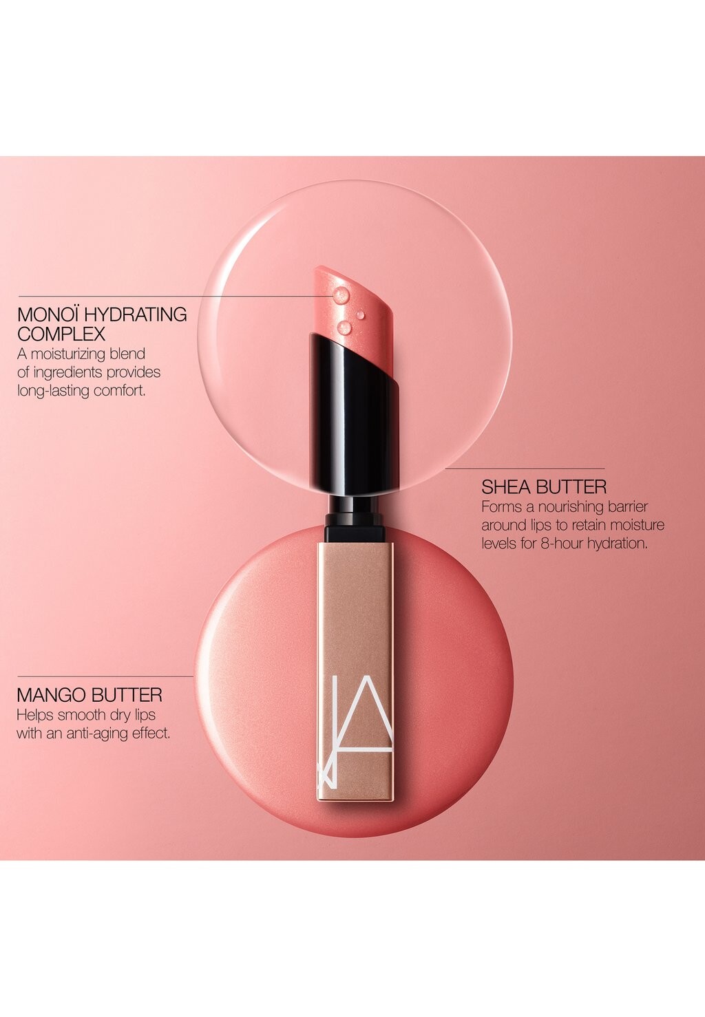 

Помада Afterglow Lipstick NARS, светло-красный