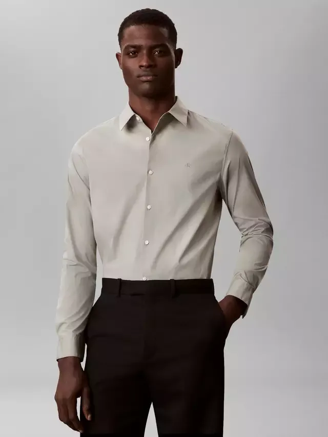 Облегающая эластичная рубашка, Shadow Calvin Klein — фото 2