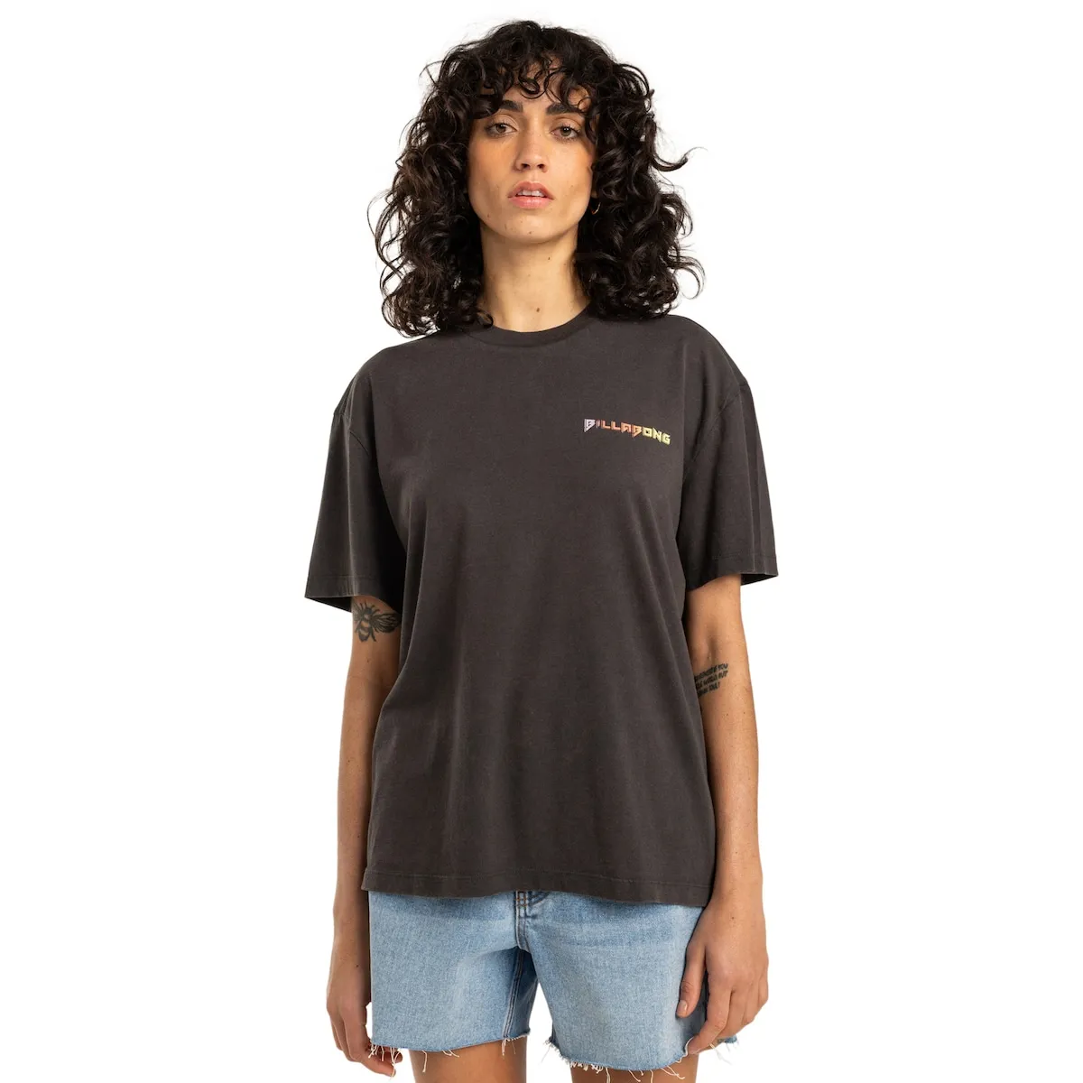 

Женская футболка Retro Surfin Billabong, черный