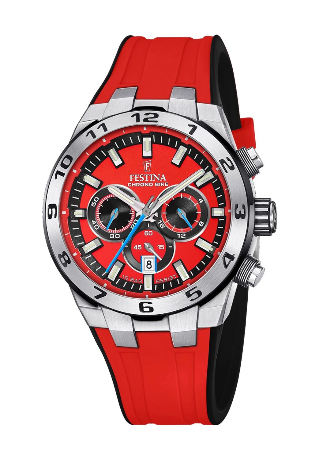 

Мужской хронограф F20671/5 FESTINA, цвет Rot/Schwarz