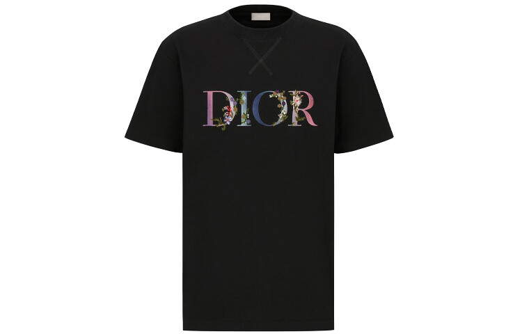 

Ежеквартальные новинки Футболка мужская черная Dior, черный