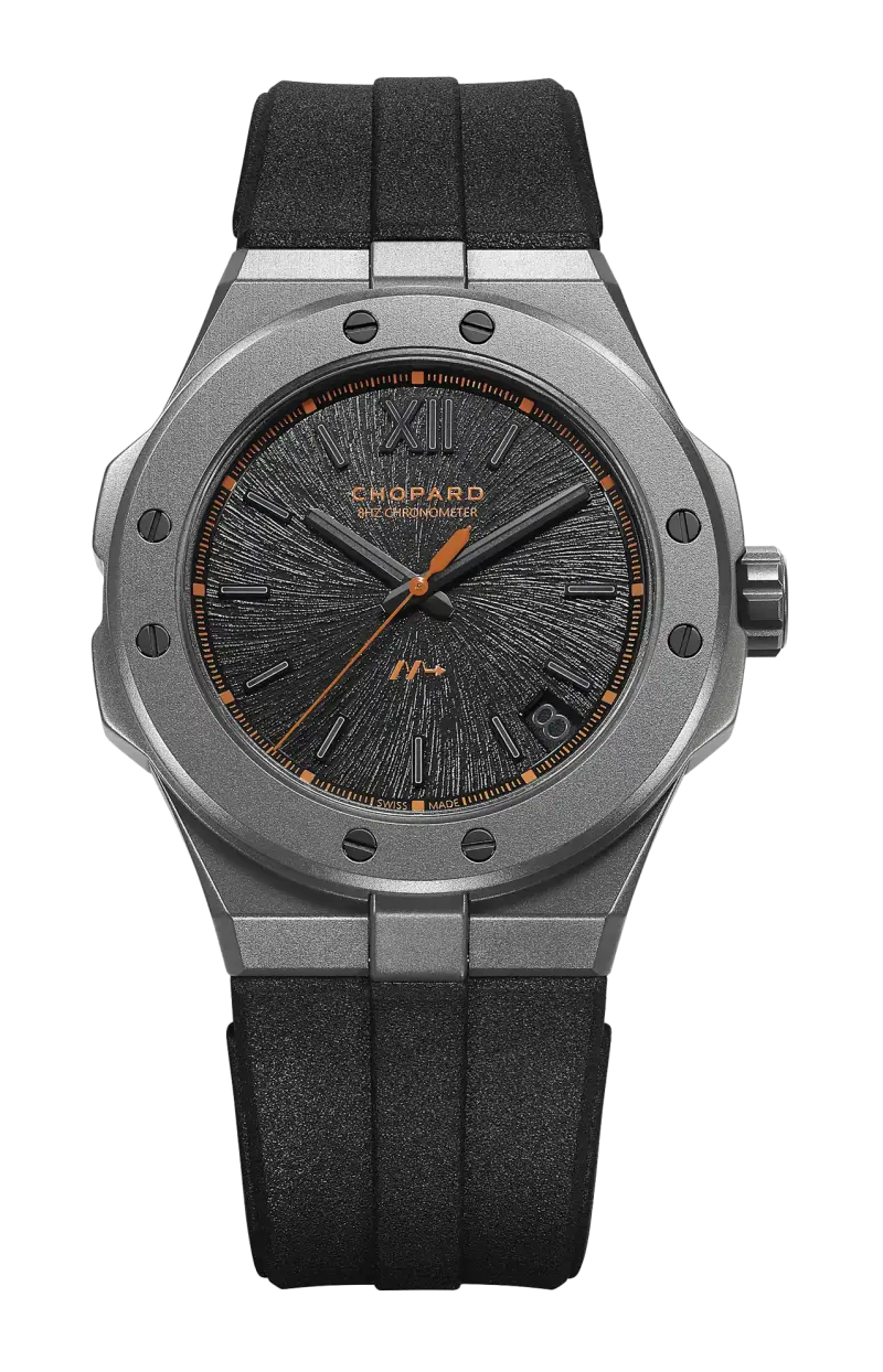 

Alpine eagle 41 sl cadence shf 41 мм, автоматический завод, керамизированный титан - лимитированная серия - 298600-3028 CHOPARD