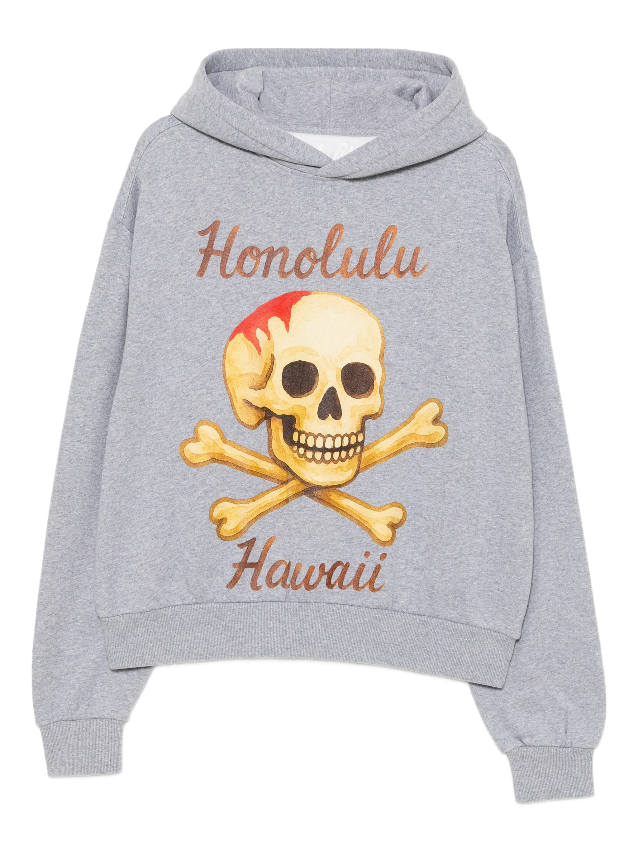 

Худи с принтом Melt, серый