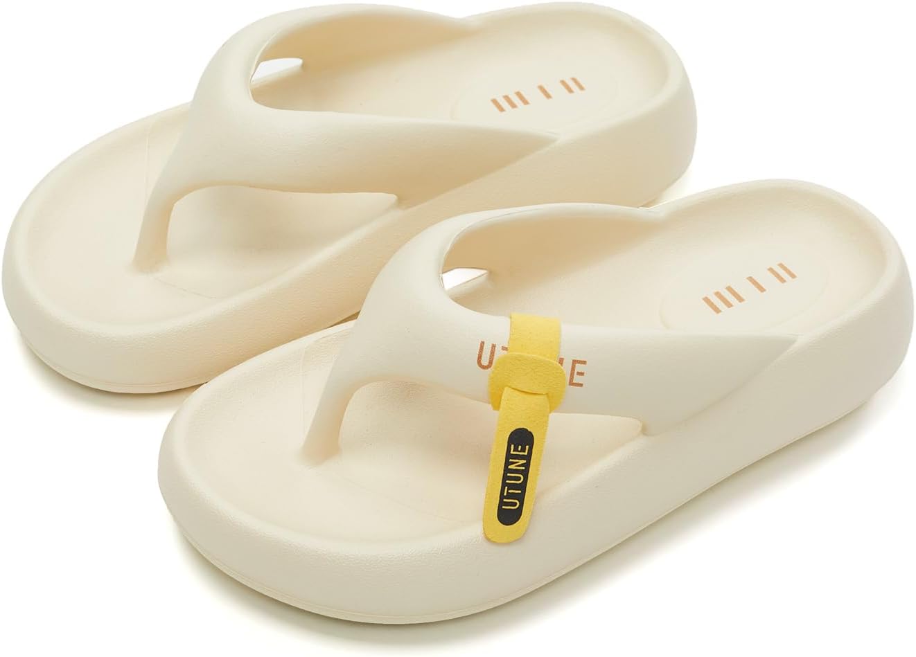 

Женские шлепанцы utune, летние сандалии, мягкие противоскользящие тапочки для душа с поддержкой свода стопы, легкие пляжные тапочки из ЭВА, домашние мужские тапочки, белый