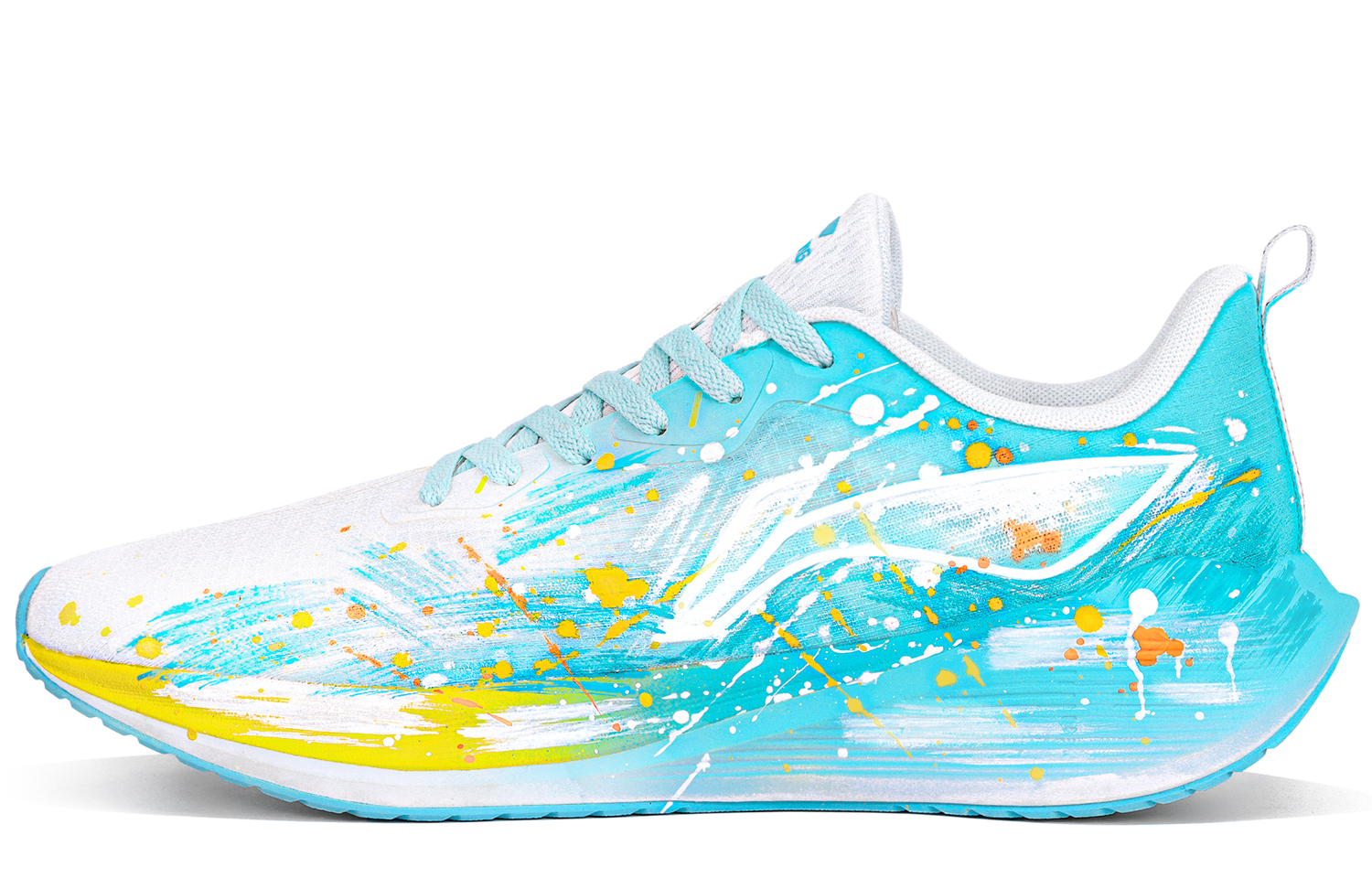 

LINING Беговые кроссовки Wuyue мужские низкие желтые