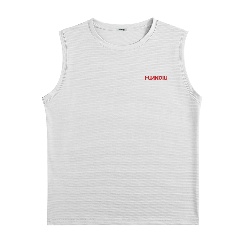 

Майка Unisex HUANQIU, светло-серый/красный