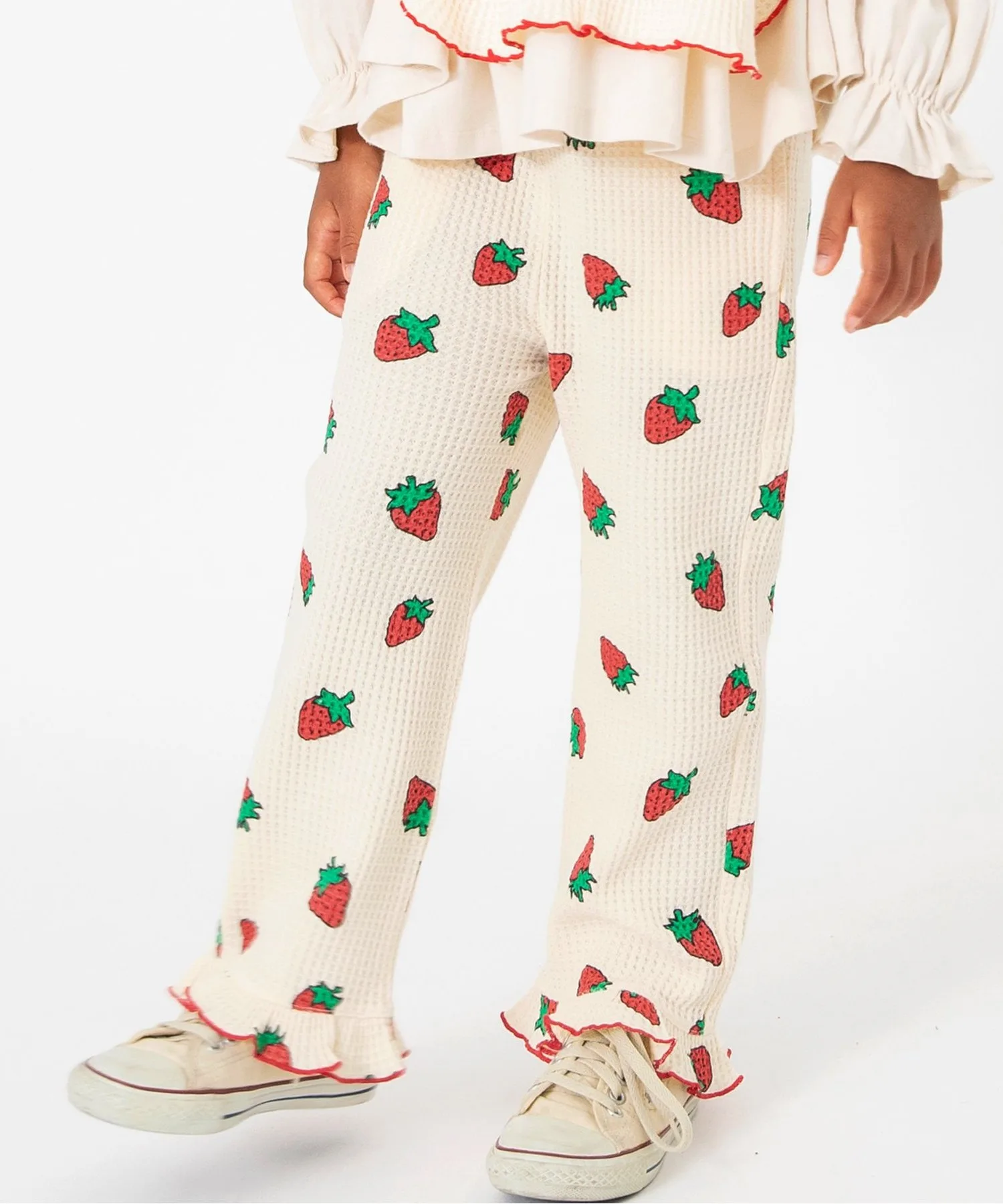 Детские штаны waffle cotton BREEZE ivory