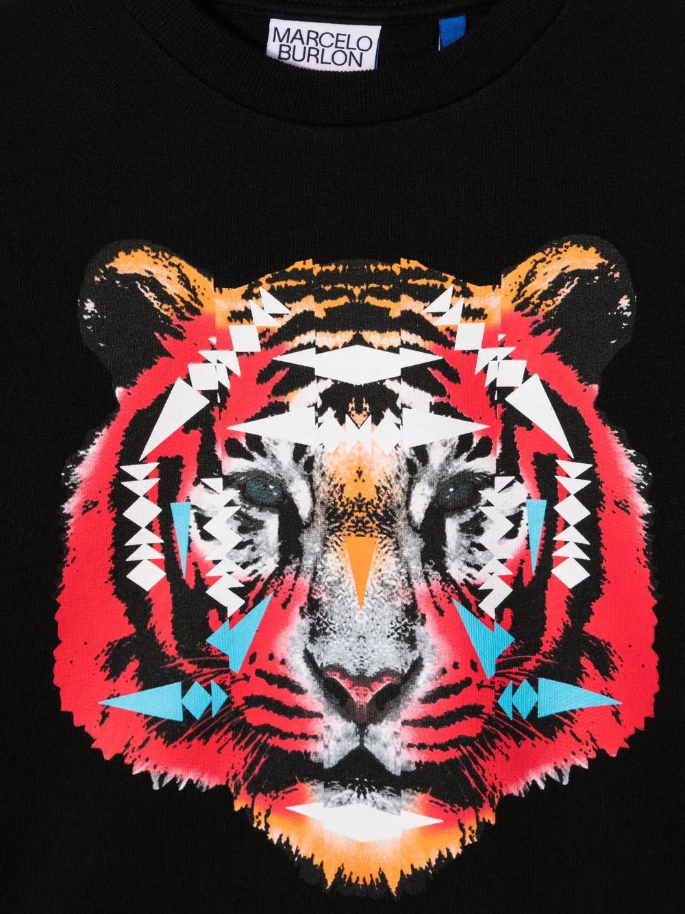 Толстовка с принтом Marcelo Burlon County Of Milan Kids, черный — фото 3